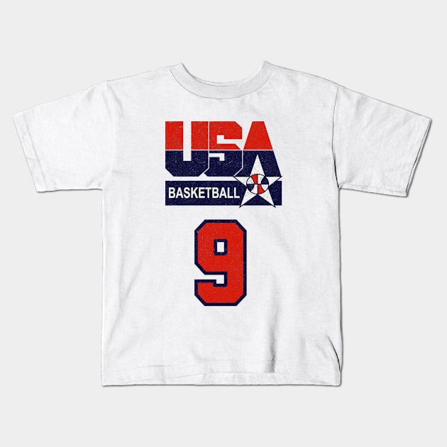 USA DREAM TEAM 92 - Vintage/ Worn Out Look!!! Kids T-Shirt by Buff Geeks Art